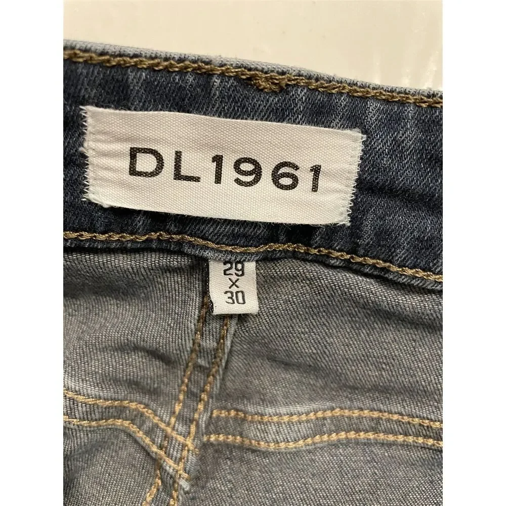 DL1961 29 x 30 Avery Modern Straight RENDER Dark Wash Flex Denim Jeans‎
